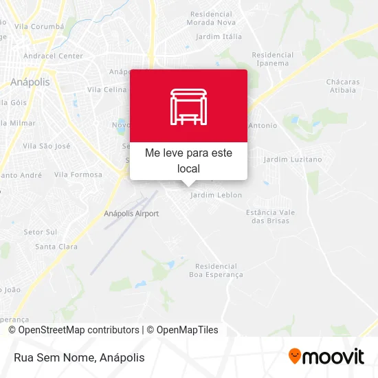 Rua Sem Nome mapa