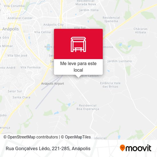 Rua Gonçalves Lêdo, 221-285 mapa