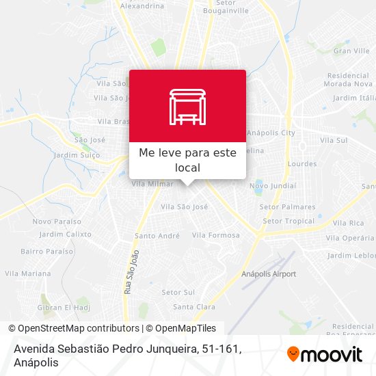 Avenida Sebastião Pedro Junqueira, 51-161 mapa