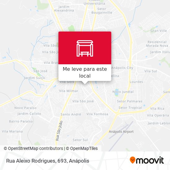 Rua Aleixo Rodrigues, 693 mapa