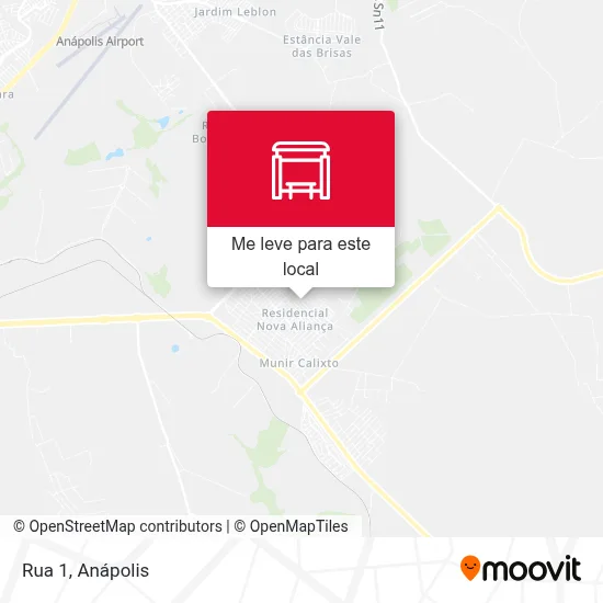 Rua 1 mapa