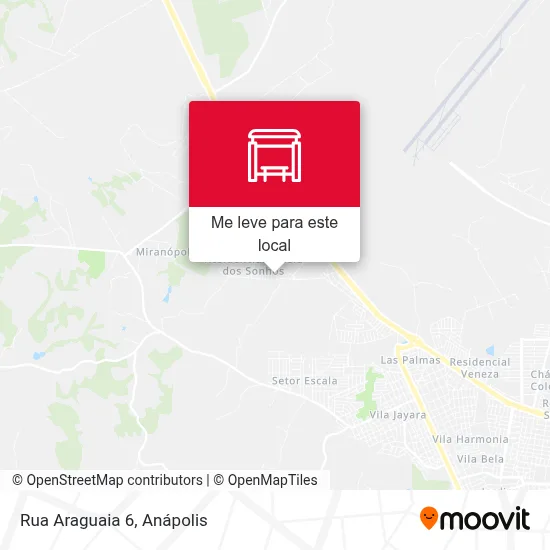 Rua Araguaia 6 mapa