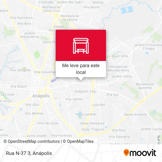 Rua N-37 3 mapa