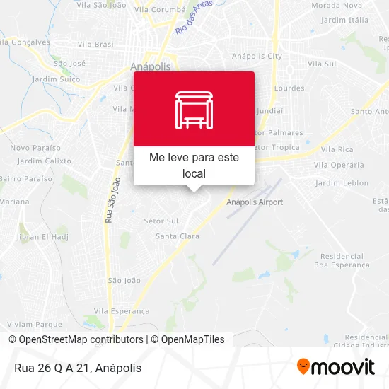 Rua 26 Q A 21 mapa
