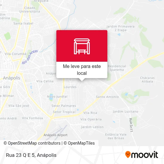 Rua 23 Q E 5 mapa