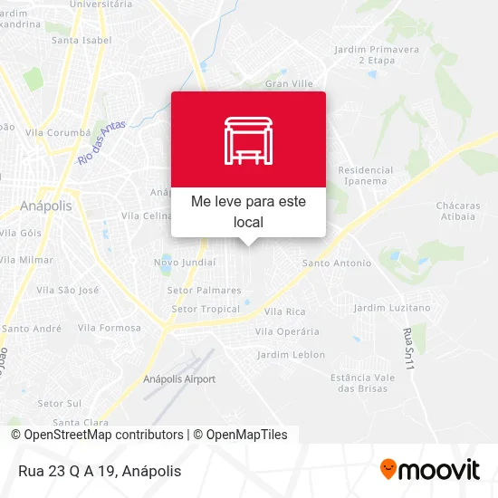 Rua 23 Q A 19 mapa