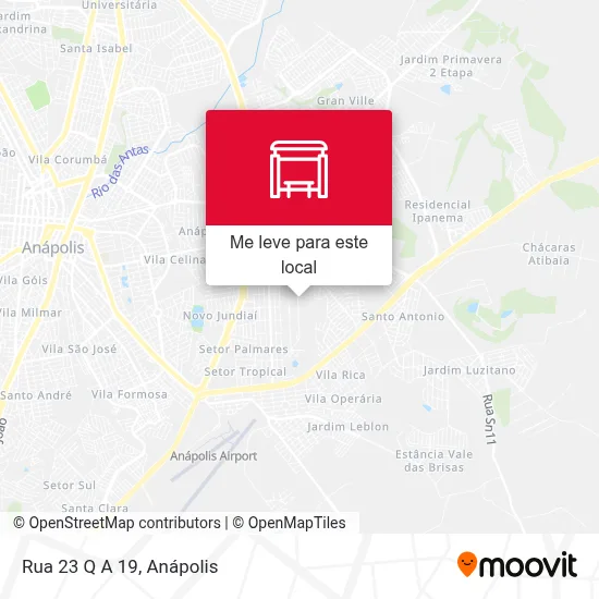Rua 23 Q A 19 mapa