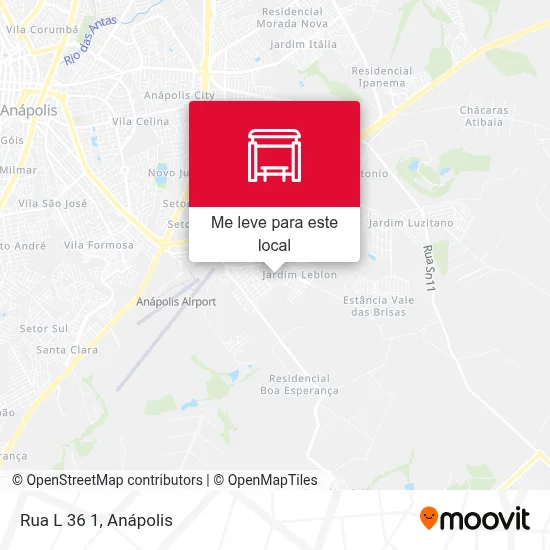 Rua L 36 1 mapa