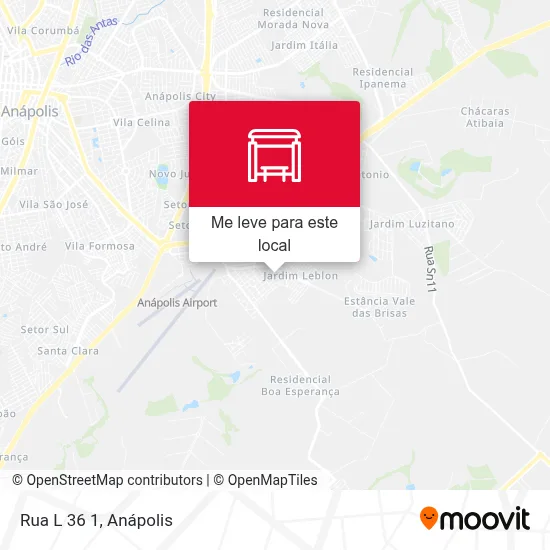 Rua L 36 1 mapa