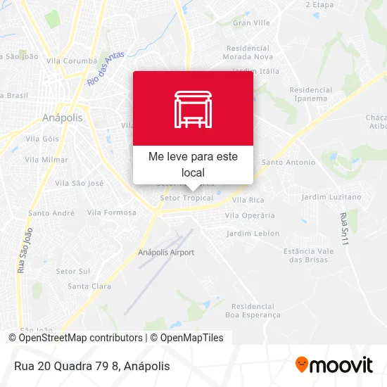 Rua 20 Quadra 79 8 mapa
