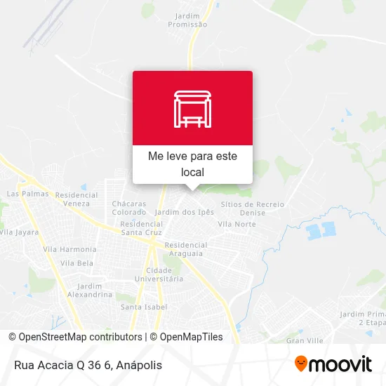 Rua Acacia Q 36 6 mapa