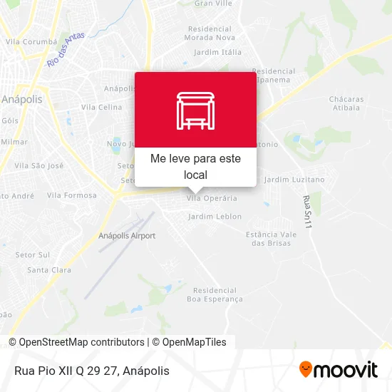 Rua Pio XII Q 29 27 mapa