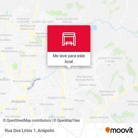 Rua Dos Lírios 1 mapa