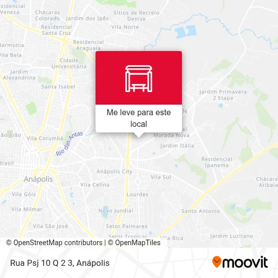 Rua Psj 10 Q 2 3 mapa