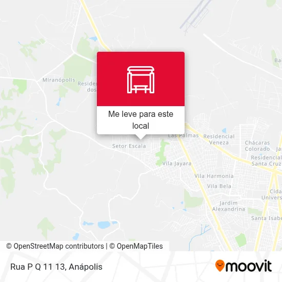 Rua P Q 11 13 mapa