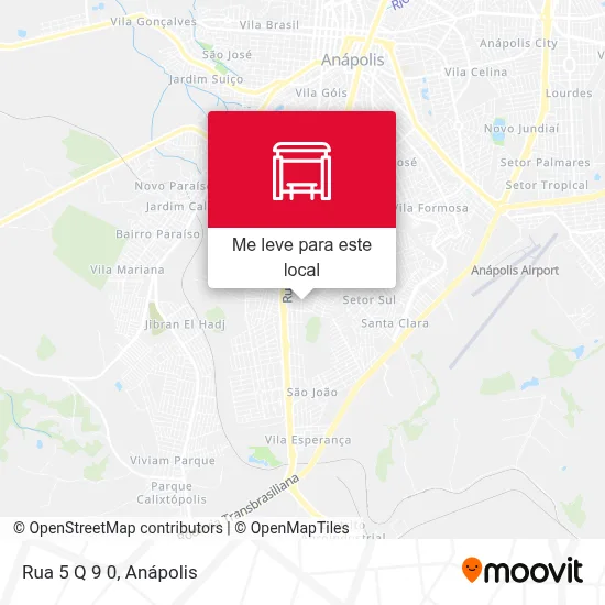 Rua 5 Q 9 0 mapa