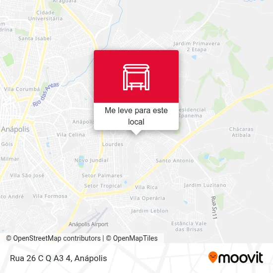 Rua 26 C Q A3 4 mapa