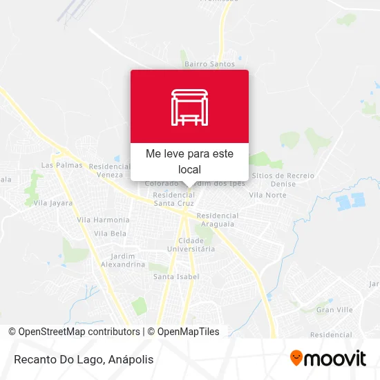 Recanto Do Lago mapa