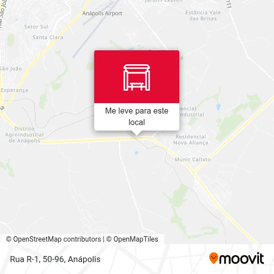 Rua R-1, 50-96 mapa