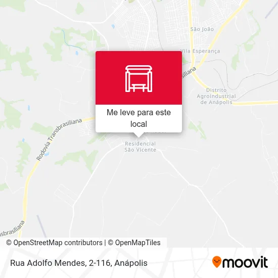 Rua Adolfo Mendes, 2-116 mapa