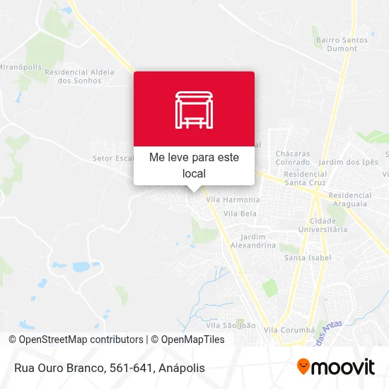 Rua Ouro Branco, 561-641 mapa