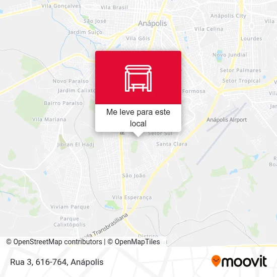 Rua 3, 616-764 mapa