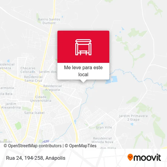 Rua 24, 194-258 mapa