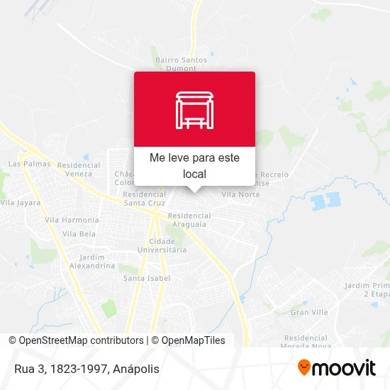 Rua 3, 1823-1997 mapa