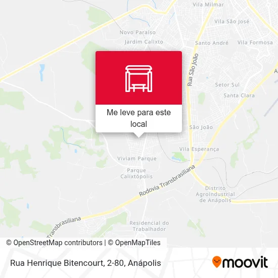 Rua Henrique Bitencourt, 2-80 mapa