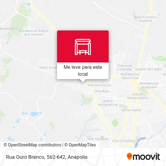 Rua Ouro Branco, 562-642 mapa