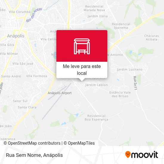 Rua Sem Nome mapa