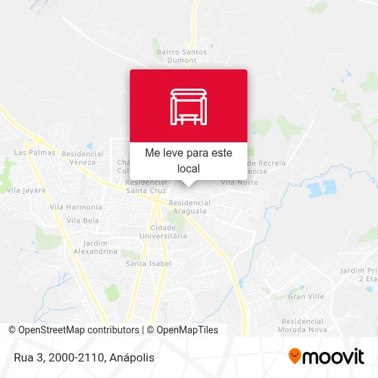 Rua 3, 2000-2110 mapa