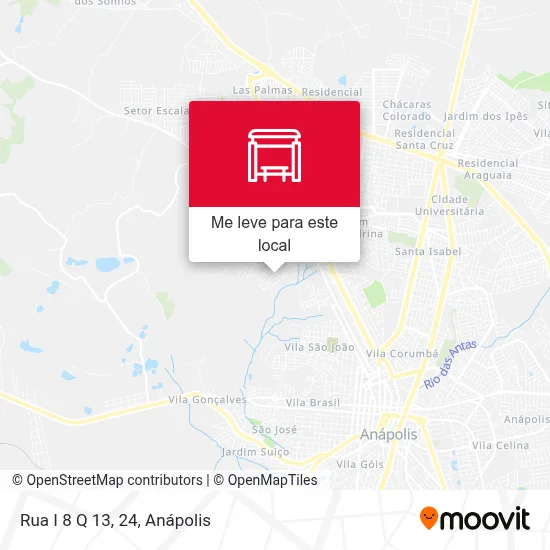 Rua I 8 Q 13, 24 mapa