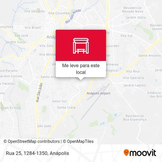 Rua 25, 1284-1350 mapa