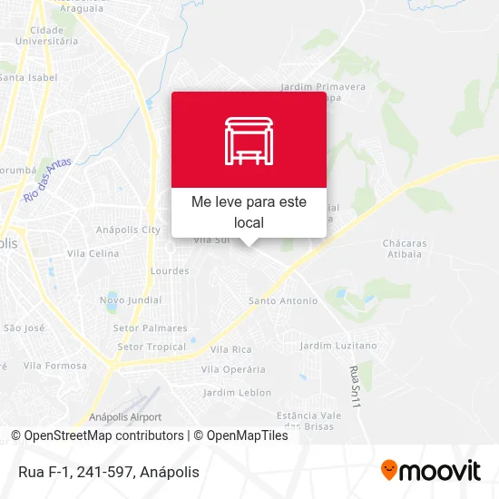 Rua F-1, 241-597 mapa