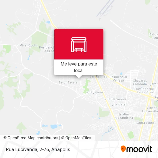 Rua Lucivanda, 2-76 mapa