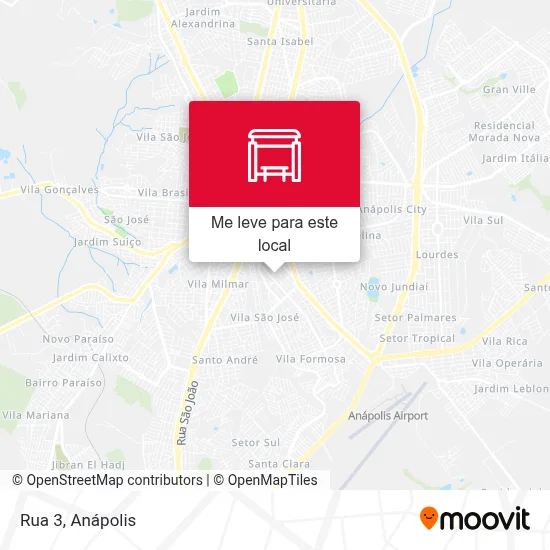 Rua 3 mapa