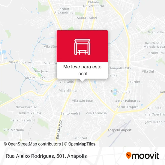 Rua Aleixo Rodrigues, 501 mapa