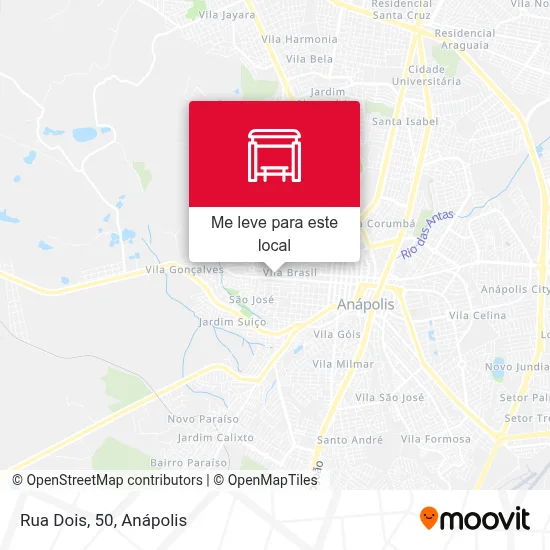 Rua Dois, 50 mapa