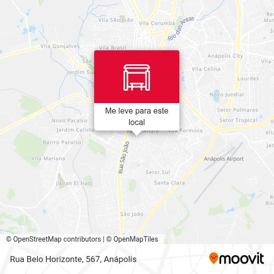 Rua Belo Horizonte, 567 mapa