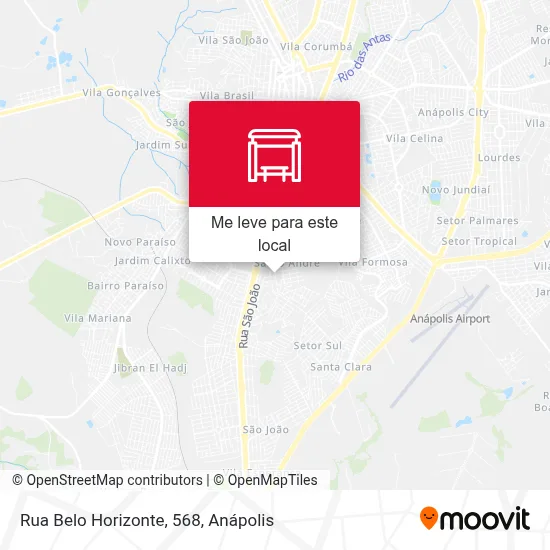 Rua Belo Horizonte, 568 mapa