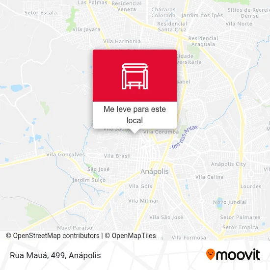 Rua Mauá, 499 mapa
