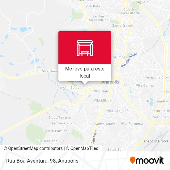 Rua Boa Aventura, 98 mapa