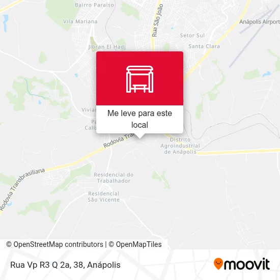 Rua Vp R3 Q 2a, 38 mapa