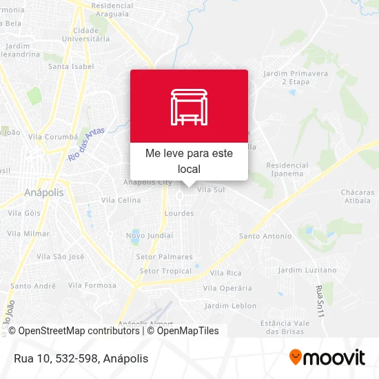 Rua 10, 532-598 mapa