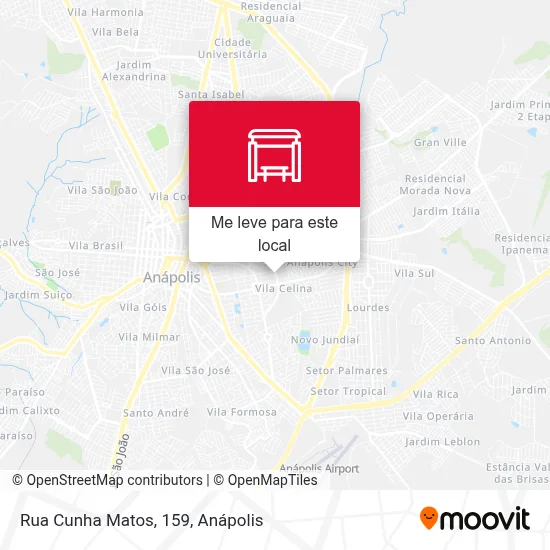 Rua Cunha Matos, 159 mapa