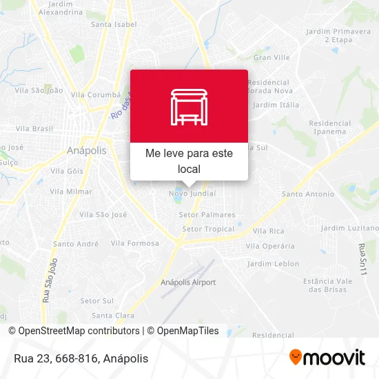 Rua 23, 668-816 mapa