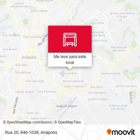 Rua 20, 846-1038 mapa