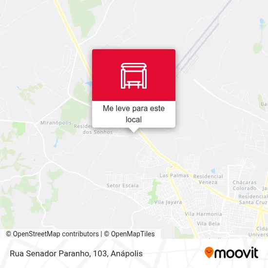 Rua Senador Paranho, 103 mapa