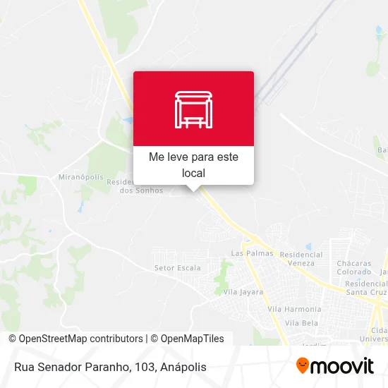 Rua Senador Paranho, 103 mapa